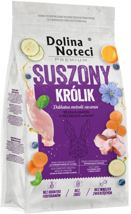 Dolina Noteci Premium królik karma suszona dla psa 9 kg