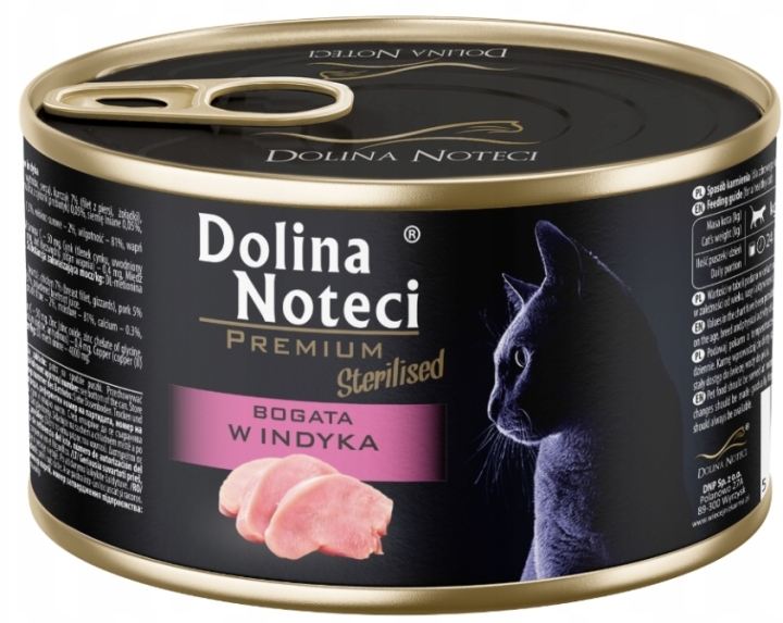 Dolina Noteci Premium dla kota z indykiem 185 g
