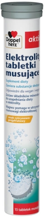Doppelherz Aktiv Elektrolity tabletki musujące 15 tabletek