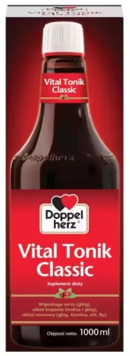 Doppelherz Vital Tonik Classic bez alkoholu płyn, 1 l