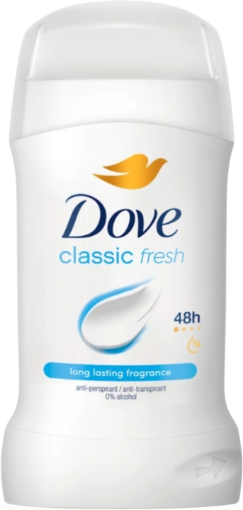 Dove Classic Fresh 48 h antyperspirant sztyft damski 50 ml