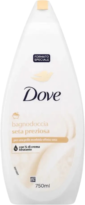 Dove Seta Preziosa Płyn do kąpieli jedwab 750 ml