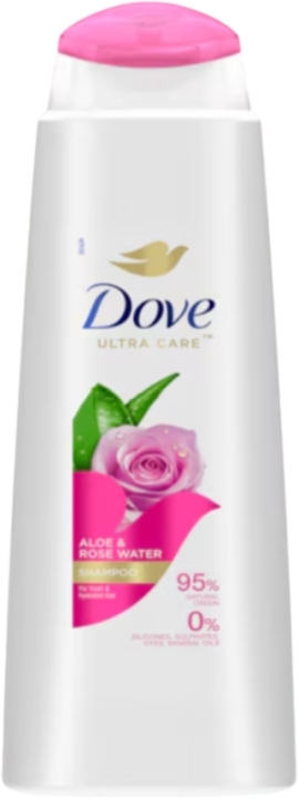Dove Szampon do włosów Aloe & Rose Water 400 ml