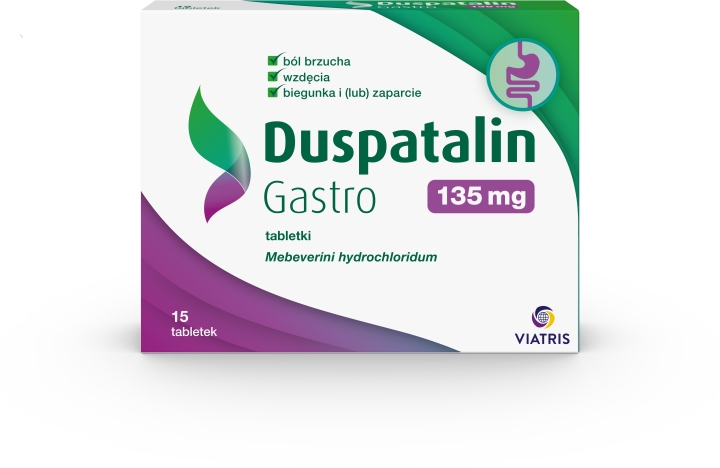 Duspatalin Gastro tabl. 0,135 g 15 tabletek