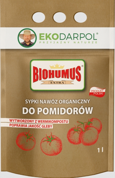 EKODARPOL Biohumus Extra Sypki do pomidorów 1 l Nowa