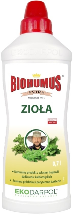 Ekodarpol Biohumus Extra nawóz do ziół bazylia oregano tymianek 700 ml