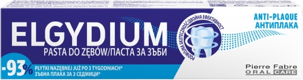 ELGYDIUM ANTI-PLAQUE Pasta do zębów 75ml