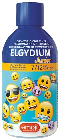 ELGYDIUM EMOJI JUNIOR Płyn do płukania jamy ustnej 500 ml