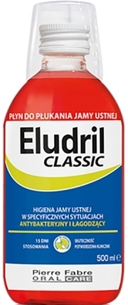 ELUDRIL CLASSIC Płyn do płukania jamy ustnej 500 ml