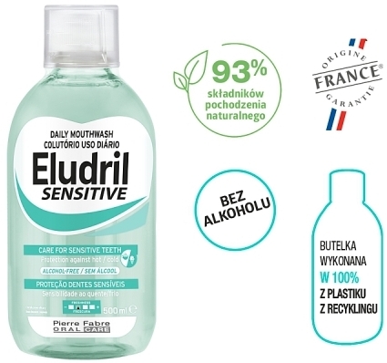 ELUDRIL SENSITIVE Płyn  do płukania jamy ustnej 500 ml