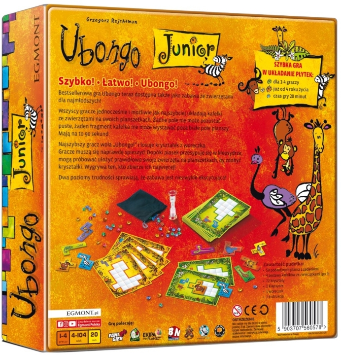 UBONGO Junior gra planszowa dla dzieci 4+