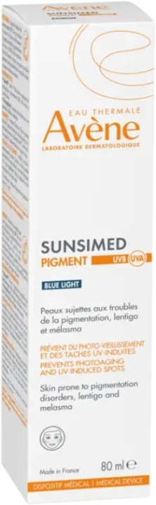 Eau Thermale Avene Sunsimed Pigment Krem skóra skłonna do zmian pigmentacyjnych UVA UVB 80 ml