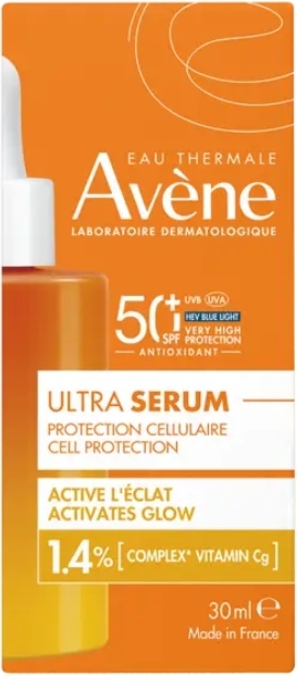 Eau Thermale Avene Ultra Serum aktywujące blask skóry bardzo wysoka ochrona SPF 50+ 30 ml