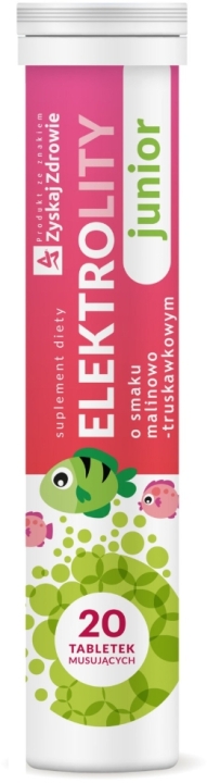 Elektrolity Junior Zyskaj Zdrowie 20 tabletek musujących