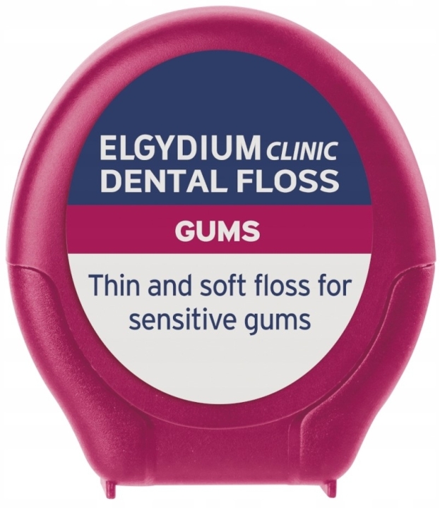 Elgydium Clinic Dental Gum Nić dentystyczna do wrażliwych dziąseł 50 m
