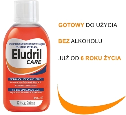 Eludril care Płyn do płukania jamy ustnej 500 ml