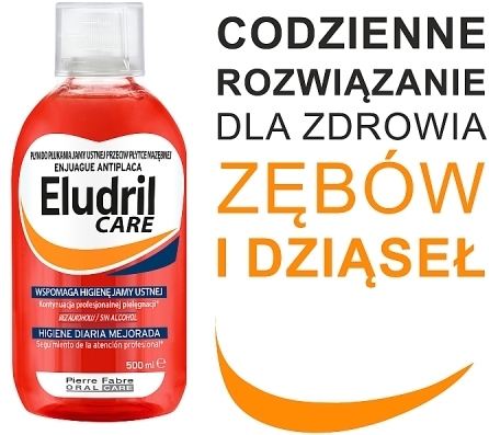 Eludril care Płyn do płukania jamy ustnej 500 ml