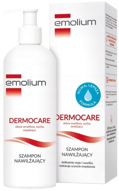 Emolium Dermocare Szampon do włosów nawilżający 400ml