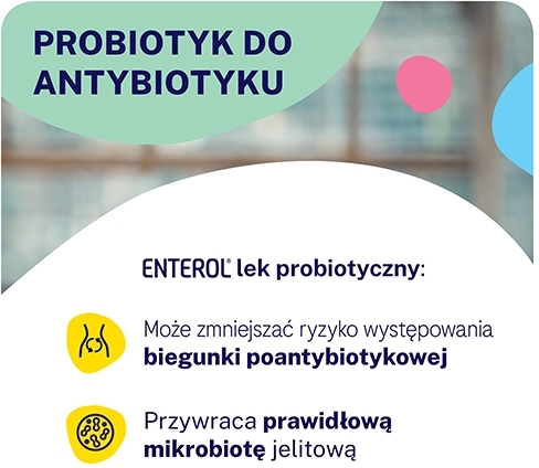 Enterol, probiotyk, 250 mg, 10 kapsułek