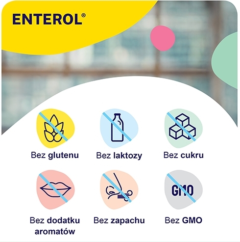 Enterol, probiotyk, 250 mg, 20 kapsułek