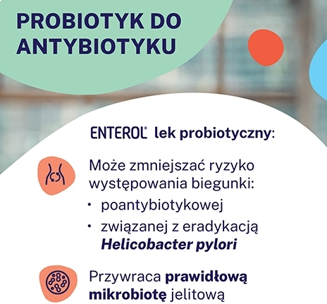 Enterol Forte, probiotyk dla dorosłych, 500 mg, 14 saszetek
