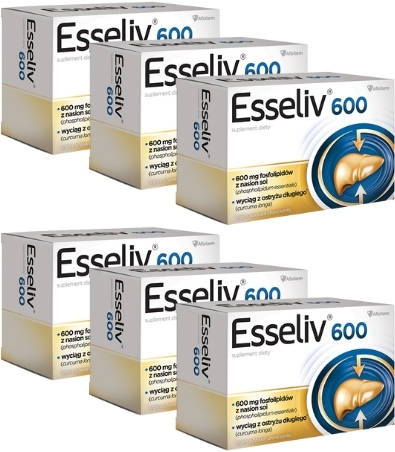 Esseliv 600, 30 kapsułek Wielopak x 6