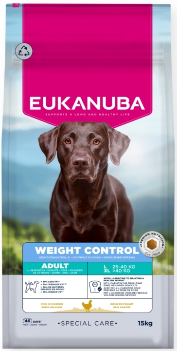 Eukanuba Dog Adult Weight Control Large karma dla psa 15 kg