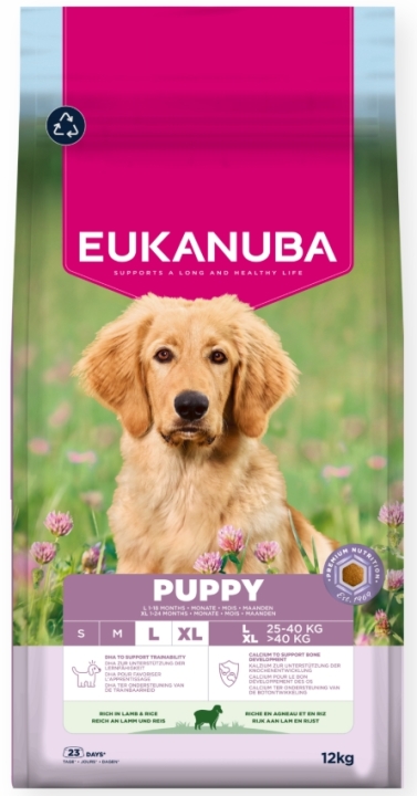 Eukanuba Puppy&Junior Large Jagnięcina Karma sucha dla szczeniaka 12 kg