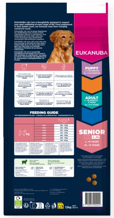 Eukanuba Senior Large Jagnięcina Karma sucha dla psa 12 kg