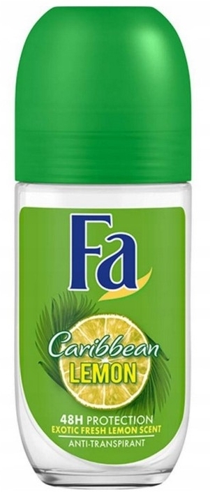 Fa Caribbean Lemon Dezodorant Roll-On damski 50 ml
