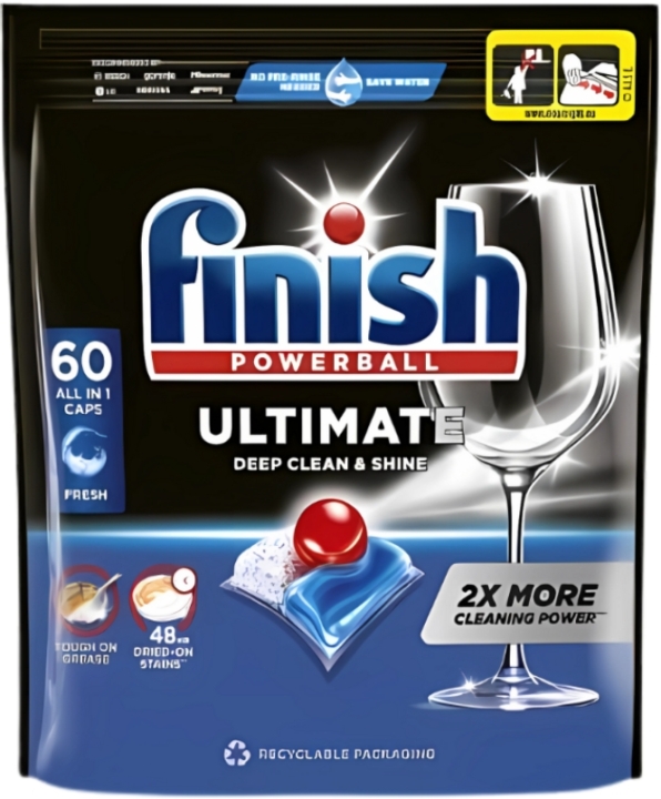 Finish All-in-one Ultimate Regular kapsułki do zmywarki 60 sztuk