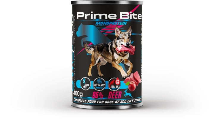GAME DOG Prime Bite Karma mokra Jeleń z jabłkiem 400g