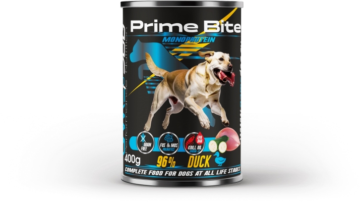 GAME DOG Prime Bite Karma mokra Kaczka z cukinią 400g