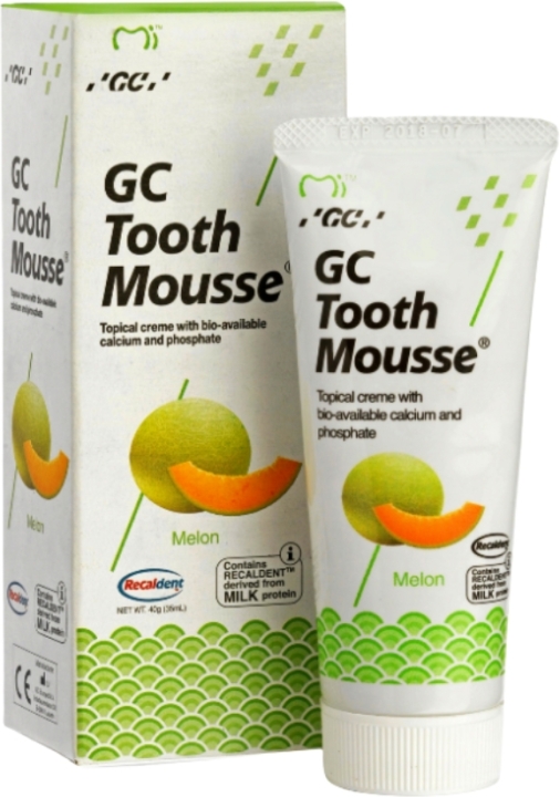 GC Tooth Mousse, płynne szkliwo bez fluoru, o smaku melona, 35 ml