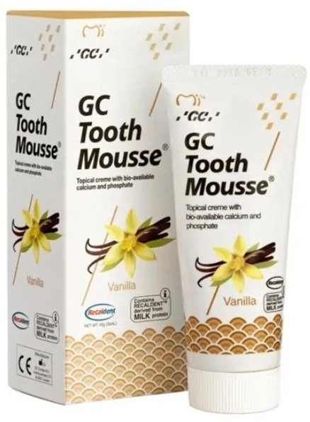 GC Tooth Mousse, płynne szkliwo bez fluoru, o smaku waniliowym, 35 ml