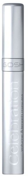 GOSH Celebration Volume&Lenght Silver Tusz do rzęs wydłużający Czarny 10 ml