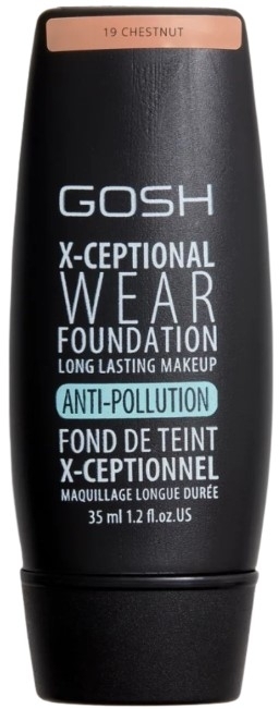 GOSH X-Ceptional Wear Długotrwały podkład do twarzy 19 Chestnut 35ml