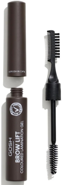 GOSH Żel do laminacji brwi 002 Dark Brown