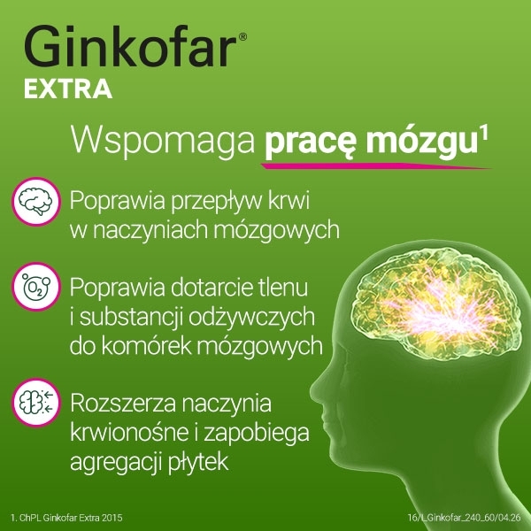 Ginkofar Extra 240mg x 60tabl