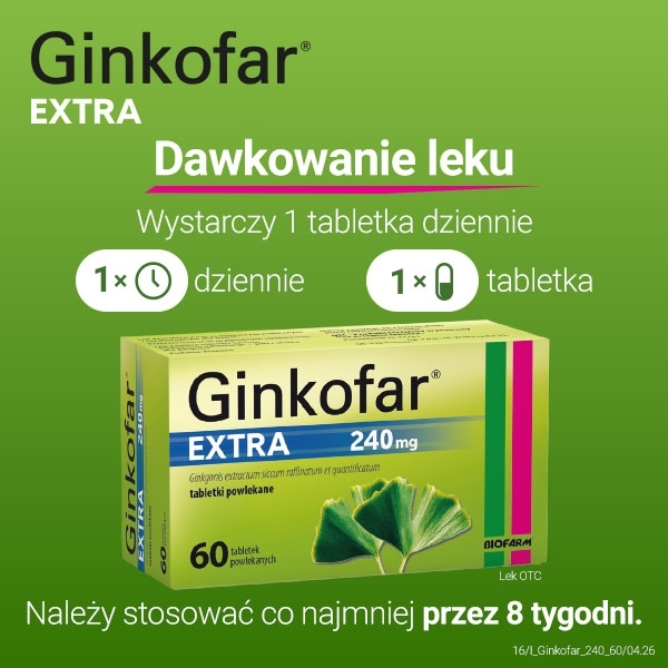 Ginkofar Extra 240mg x 60tabl