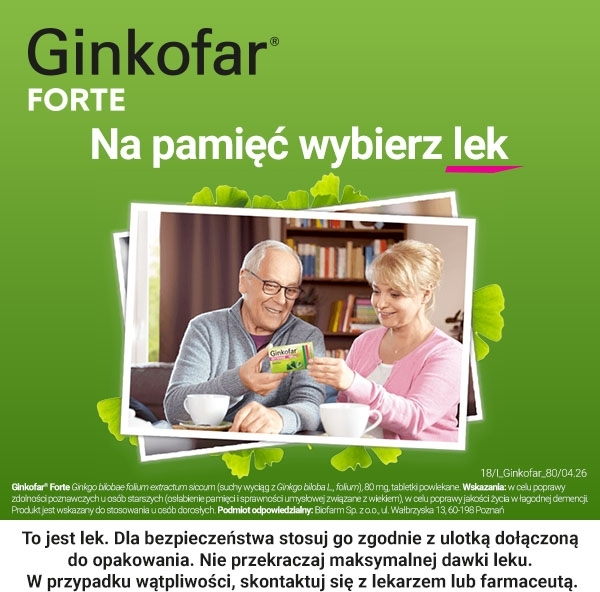 Ginkofar Intense 120 mg 60 tabletek