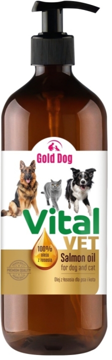 Gold Dog Olej z łososia Vital VET 100% łosoś  1L