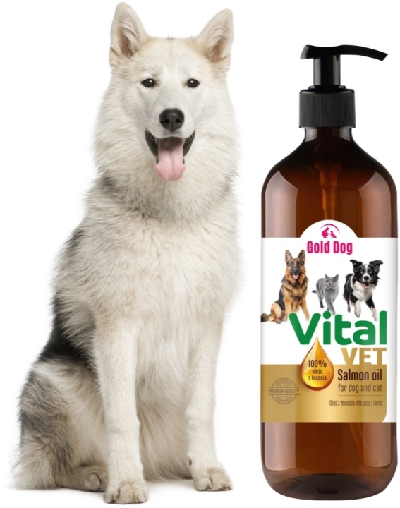 Gold Dog Olej z łososia Vital VET 100% łosoś  1L