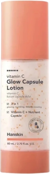 HANSKIN Lekki balsam rozświetlajacy do twarzy z witaminą C 80 ml