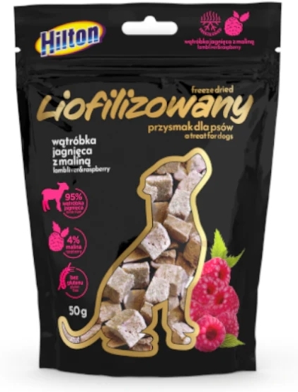 HILTON Liofilizowana wątróbka jagnięca z maliną 50 g