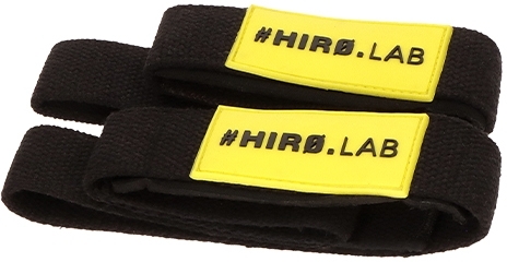 HIRO.LAB Cotton Straps Black - Paski do ciężarów 2 sztuki