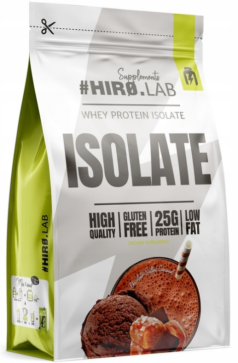 HIRO.LAB Whey Protein Isolate Czekolada solony karmel 700g
