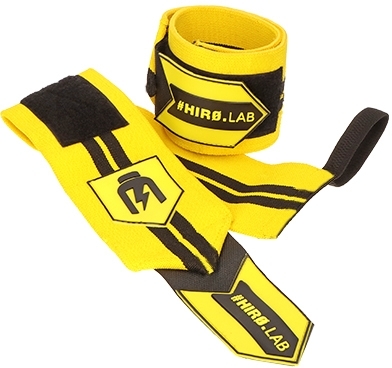 HIRO.LAB Wrist Wrap Yellow Usztywniacz nadgarstka 2 sztuki