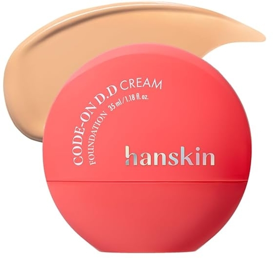 Hanskin code-on dd cream foundation DEEP BEIGE 32NW 35 ml