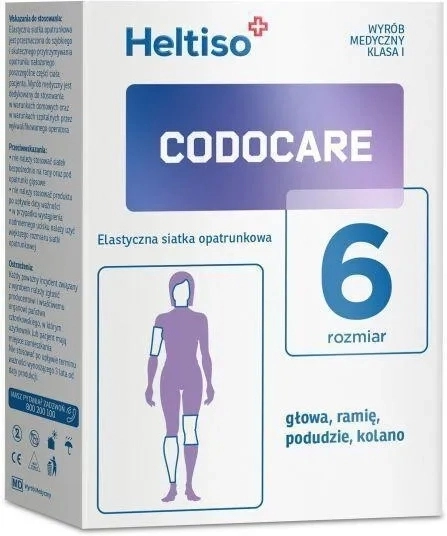 Heltiso Codocare Siatka opatrunkowa elastyczna 6 (100 cm) 1 sztuka